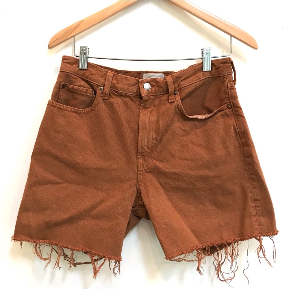 Everlane Organic Cotton Burnt Siena Jean Shorts (26)